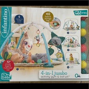 Infantino baby activity gym & ball pit